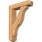 Ekena Millwork Funston Craftsman Smooth Bracket w/ Offset Brace, Western Red Cedar, 5 1/2"W x 22"D x 30"H BKT0604X22X30FST04SWR - alternate 1